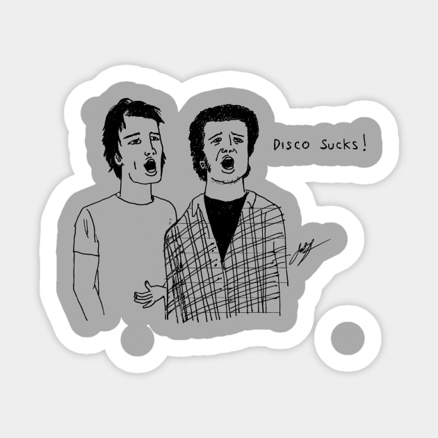 Disco Sucks Sticker by AmyhasIt